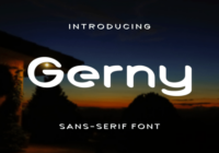 Gerny Font - Featured Image