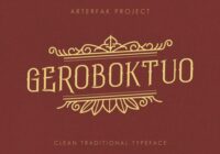 Geroboktuo Font - Featured Image