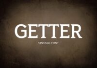 Getter Font - Featured Image