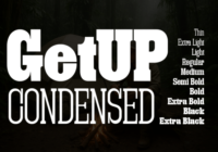 Getup Condensed Font - Featured Image