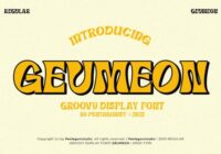 Geumeon Groovy Display Font - Featured Image