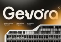 Gevora Font - Featured Image