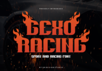 Gexo Racing Font - Featured Image