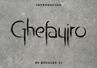 Ghefayjro Font - Featured Image