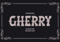Gherry Font - Featured Image