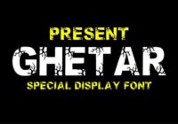 Ghetar Font - Featured Image