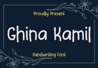 Ghina Kamil Font - Featured Image