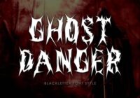 Ghost Danger Font - Featured Image