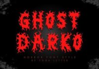 Ghost Darko Font - Featured Image