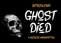 Ghost Died Font - Featured Image
