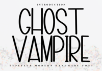 Ghost Vampire Font - Featured Image