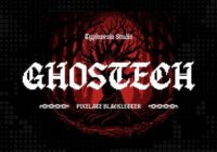 Ghostech Font - Featured Image