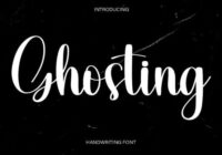 Ghosting Font - Featured Image