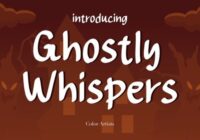 Ghostly Whispers Font - Featured Image