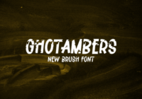 Ghotambers Font - Featured Image