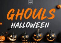 Ghouls Halloween Font - Featured Image