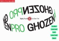 Ghozen Pro Font - Featured Image
