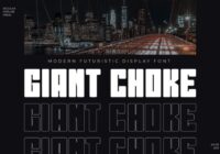 Giant Choke Font - Featured Image