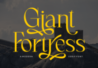 Giant Fortress Font - Featured Image