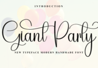 Giant Party Font - Featured Image