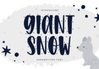 Giant Snow Font - Featured Image