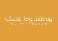 Giant Squidray Font - Featured Image