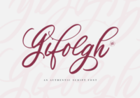 Gifolgh Font - Featured Image