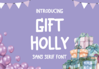 Gift Holly Font - Featured Image