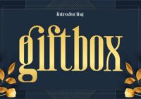 Giftbox Font - Featured Image