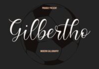 Gilbertho Font - Featured Image