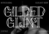 Gilded Glint Font - Featured Image