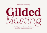 Gilded Masting Font - Featured Image