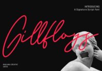 Gillfloys Font - Featured Image