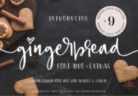 Gingerbread Duo Font - Featured Image