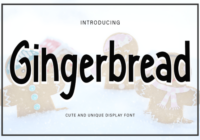 Gingerbread Font Font - Featured Image