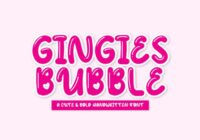 Gingies Bubble Font - Featured Image