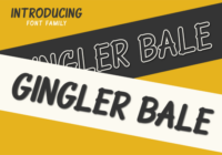 Gingler Bale Font - Featured Image