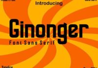 Ginonger Font - Featured Image
