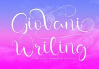 Giovani Writing Font - Featured Image