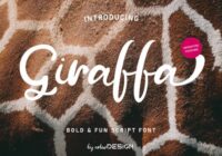 Giraffa Font - Featured Image