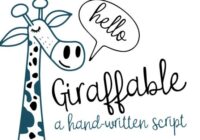 Giraffable Font - Featured Image
