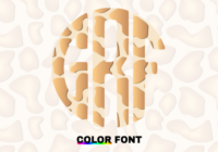 Giraffe Circle Font - Featured Image