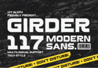 Girder 117 Font - Featured Image