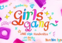 Girls Gang Font - Featured Image