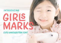 Girls Marks Font - Featured Image