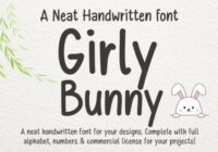 Girly Bunny Font - Featured Image