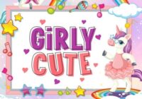 Girly Cute Font - Featured Image