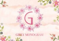 Girly Monogram Font - Featured Image