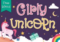 Girly Unicorn Font - Featured Image