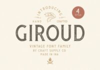 Giroud Font - Featured Image